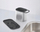 Организатор за мијалник Joseph Joseph Duo Steel Sink Tidy, инокс челик, компактен, сив