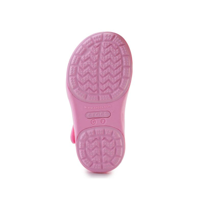 Sandale fëmijësh Crocs Isabela Charm Jr 208445-6S0, materiale Croslite, rozë