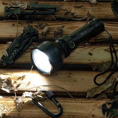Dritë taktike Vayox VA0109 Pro Series, 20W, 1900lm, e zezë