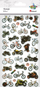 Sticker reflektues Titanum, set 36 copë, për motor dhe biçikletë
