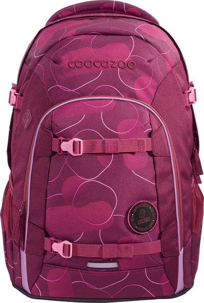 Çantë shpine Coocazoo Joker Berry Bubbles 2.0, 25L, ergonomike, shumëngjyrëshe
