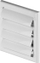 Решетка за вентилација Air Vent Gravity Flap TN4, 125 mm, пластика, бела