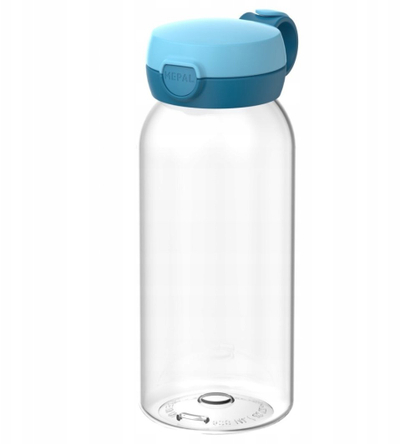 Shishja për ujë Mepal Flip Cap Campus, 600 ml, pa BPA, e kaltër