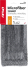 Peshqir mikrofibre AMiO 03759, 40x30cm, me thithje t’madhe, gri
