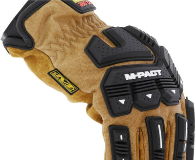 Doreza pune Mechanix Wear Durahide M-Pact Driver F9-360, kundra prerjeve, bezhë