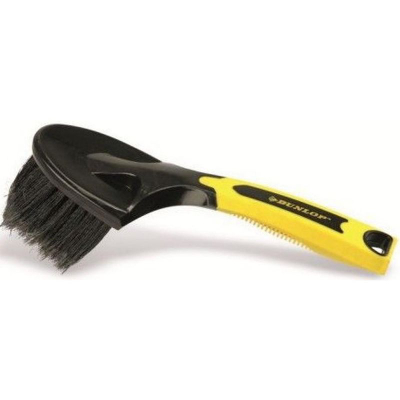 Furçë pastrimi për felge Dunlop 41902, 25 cm, me dorezë të rehatshme, e zezë