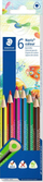 Lapsa me ngjyra Staedtler Noris Colour, set 6 copë, shumëngjyrëshe