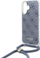Këllëf telefoni Guess GUHCP16SHC4SEB për iPhone 16 6.1", hardcase, me rrip crossbody, blu