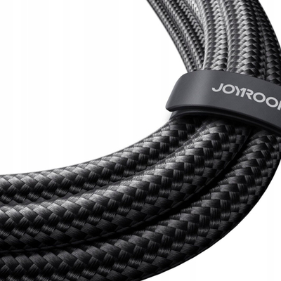 Kabllo karikimi Joyroom Strong Cable, 2 në 1 USB C në 2x USB C, 1.5m, 100W, gri