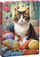 Puzzle Cherry Pazzi Knitty Cat, 1000 pjesë, 50 x 70 cm, shumëngjyrësh