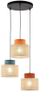 Llambadar varës TK Lighting DUO JUTA MIX 2759, 3xE27, lartësi e rregullueshme, multikolor