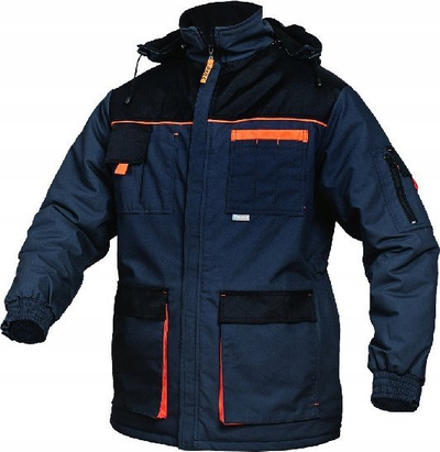 Xhaketë pune Sara Workwear Posejdon Winter Bomber, e trashë, për dimër, blu