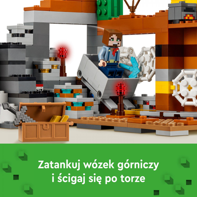 Lodër ndërtimi LEGO Minecraft 21263, Doll from the Badlands, set me figura, shumëngjyrëshe
