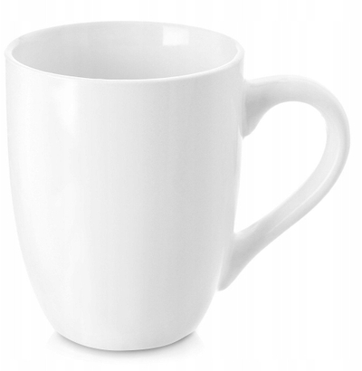 Filxhan porcelani pa markë, klasik, i bardhë