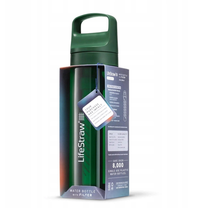 Shishe uji me filter LifeStraw Go Series LGV422GRWW, 22oz 650ml, pa BPA, jeshile Terrace