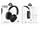 Безжични слушалки Hoco W35, блутут, микрофон, црни