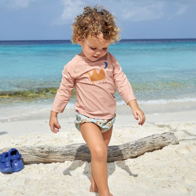 Pelenë noti Lässig Swim Diaper Lion, madhësia 62/68, blu e çelët