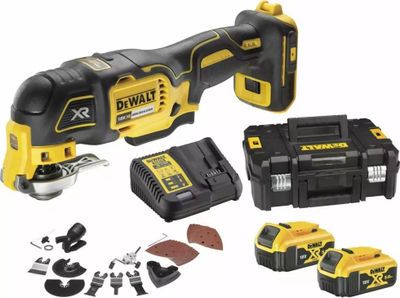 Mjet multifunksional Dewalt DCS356P2, 18V, me bateri, i verdhë