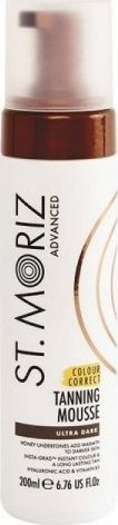 Shkumë autobronzuese St. Moriz Colour Correcting Tanning Mousse Ultra Dark, 200 ml, për trup