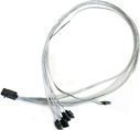 Kabllo Supermicro SFF 8643 - SATA, 0.55m, ngjyrë argjendi