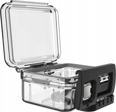 Strehë nënujore Telesin 40m për GoPro Hero 8 Black, plastike, transparente
