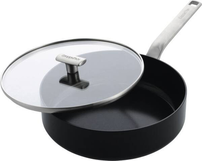 Tigan GreenPan Evolution, 26 cm, me kapak, i zi