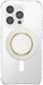 Аксесоар за телефон PopSockets Enamel Coconut Cream MagSafe PopGrip, магнетен, бел