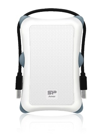 Kuti e jashtme për disk Silicon Power Armor A30, USB 3.0, 2.5", e bardhë