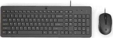 Maus + tastierë HP 150 Combo, Qwerty, UK, të zeza