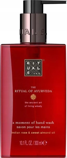 sapun duarsh Rituals The Ritual of Ayurveda, 300 ml, me trëndafil indian edhe vaj bajame, i kuq