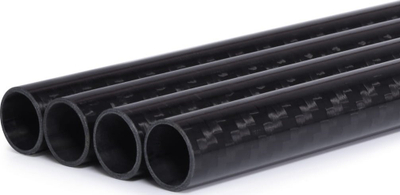 Set tuba karboni për ftohje uji Alphacool HardTube, 13mm, 4x 80cm, i zi