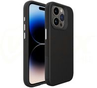 Këndëse telefoni Vmax Triangle për iPhone 15 Plus 6.7", TPU PC, e zezë