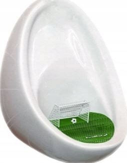 Insert xheli për pisoar GEL Urinal Goal Anti Odor Football, aromë afatgjatë, 1 copë, jeshil