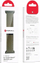 Rrip ore FORCELL F-Design FA02 për Apple Watch 38 40 41mm, najlon, mbyllje me magnet, jeshile ulliri e errët