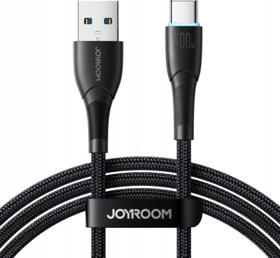 Kabllo karikimi Joyroom Starry Series SA32 AC6, USB A në USB C, 100W, 1m, e zezë