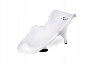 Sedilje banjoje për bebe Lulu Design, ergonomike, me kupa thithëse, e bardhë