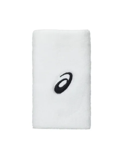 Rripa për kyçin e dorës Asics Wrist Band Pair Long 3043A142, çift, e bardhë