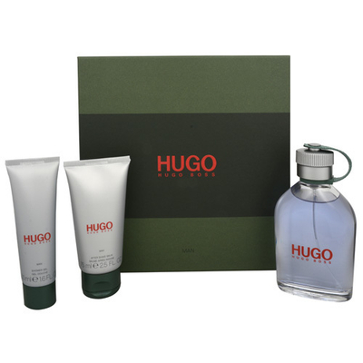 Set Hugo Boss, Eau de Toilette Hugo 125 ml + balsam pas-rroje 75 ml + xhel dushi 50 ml