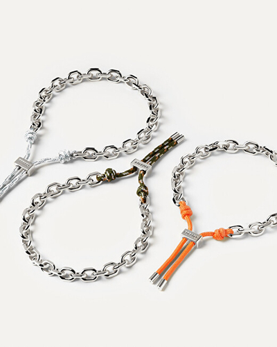 Byzylyk PDPAOLA Ropes , e argjendtë/portokalltë