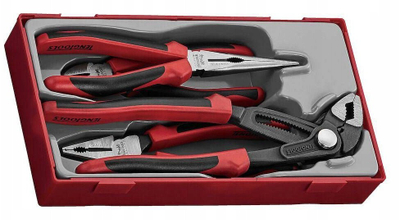 Set gërshërash Teng Tools TT440 TQ, 4 copa, doreza TPR