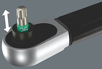 Çelës momenti Wera Click Torque Lock A 6, 2.5 25 Nm, 1/4"