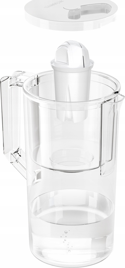Shishe filtruese uji Wessper AquaClassic Basic 2.5L, plastike, e bardhë
