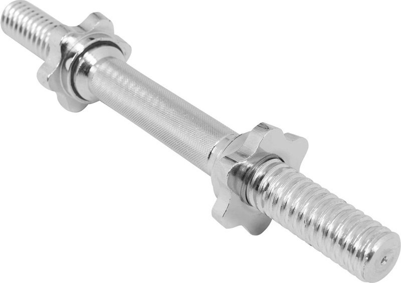 Shufër dore për pesha Sourcing BAR LS2207, metal kromi, kapëse rrotulluese, argjend