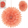 Декоративна божиќна ѕвезда Home &amp; Styling Collection, хартија 50 cm, розова