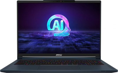 Laptop MSI Stealth 16 AI Studio A1VIG, 16", CPU Core Ultra U9-185H, 32GB RAM, 2TB SSD, Nvidia GeForce RTX 4090