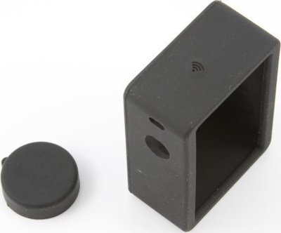 Këllëf silikoni Xrec Protective Housing për Xiaomi Yi, me kornizë, i zi