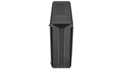 Kutia kompjuterike Aerocool Skyline ARGB, Mid Tower, panel anësor akrilik, e zezë