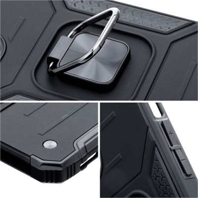 Mbrojtëse telefoni Nitro Armor për iPhone 15 Pro Max, me unazë stand, e zezë