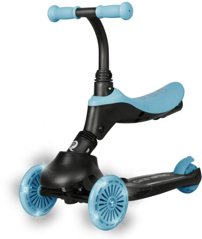 Trotinet Qplay Sema EVO, 5 në 1, 1-6 vjeç, blu