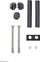 Set lidhës bojeri Vaillant aroTHERM Plus, 2 tuba inoks 425mm, dalje 5/4"
